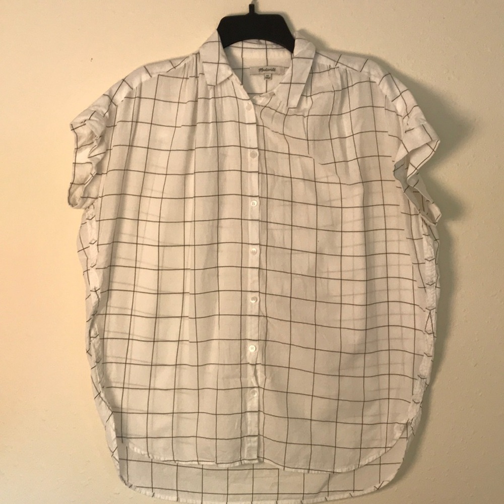 Madewell Window Pane Blouse